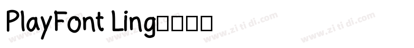 PlayFont Ling字体转换